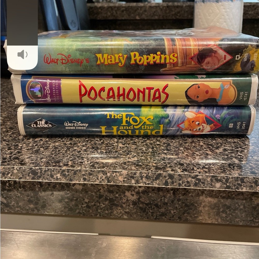 Disney vhs tapes